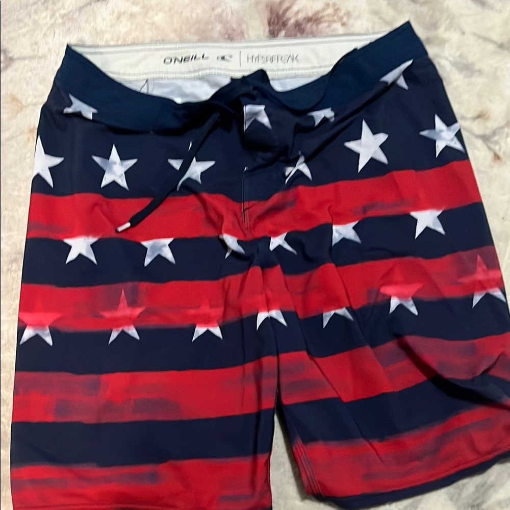 O'Neill 4th of July  American Flag Board Shorts